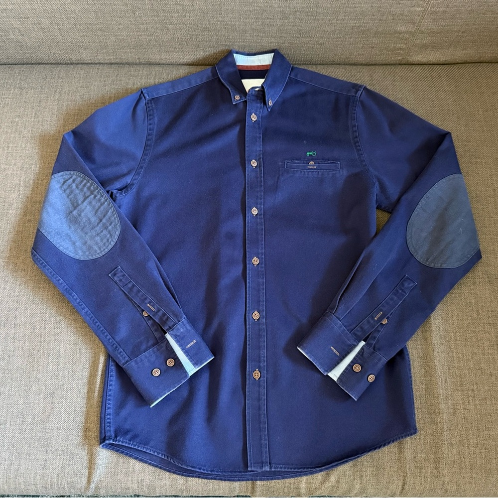 Moods of Norway Blue Casual Button Down Shirt
